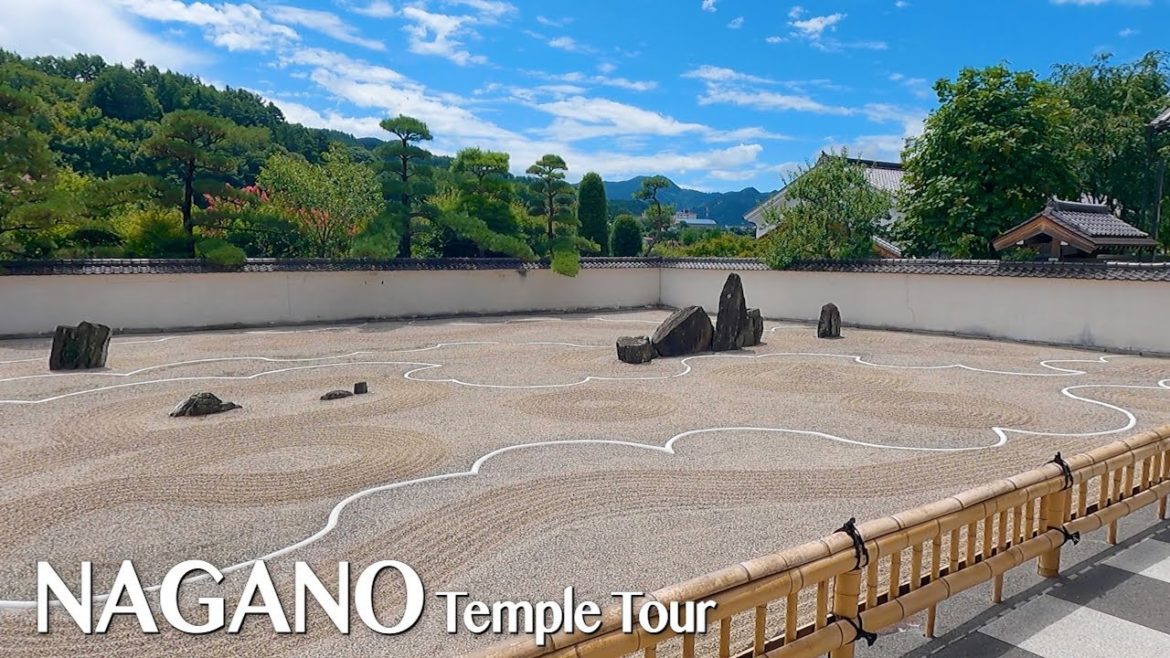 A temple with a traditional Japanese garden | Nagano tempke tour | trip, travel, vlog A temple with a traditional Japanese garden | Nagano tempke tour | trip, travel, vlog