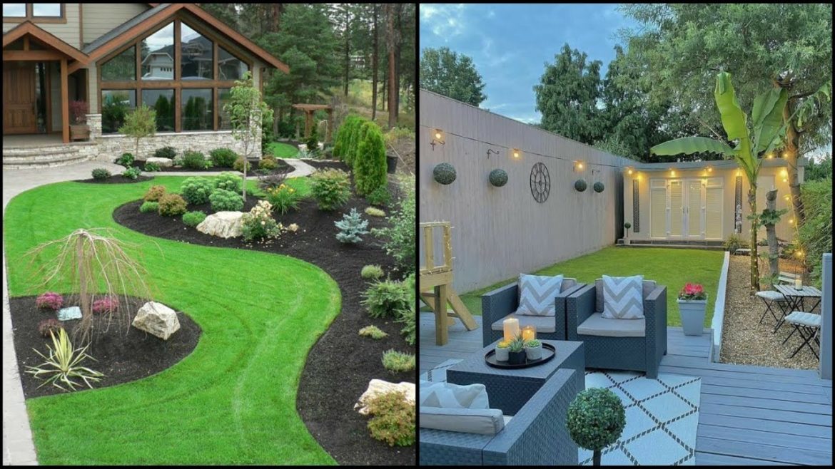 Front Yard Landscaping Design Ideas for outdoor | Front Yard Landscaping Makeover | Home Decor Ideas