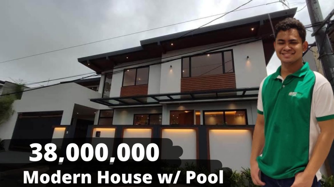 House Tour 23 | Modern House with Pool in Filinvest East |