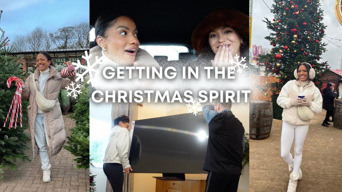 We have a new TV! Bestie Christmas Day at Gates Garden Centre + plans for the house in 2023
