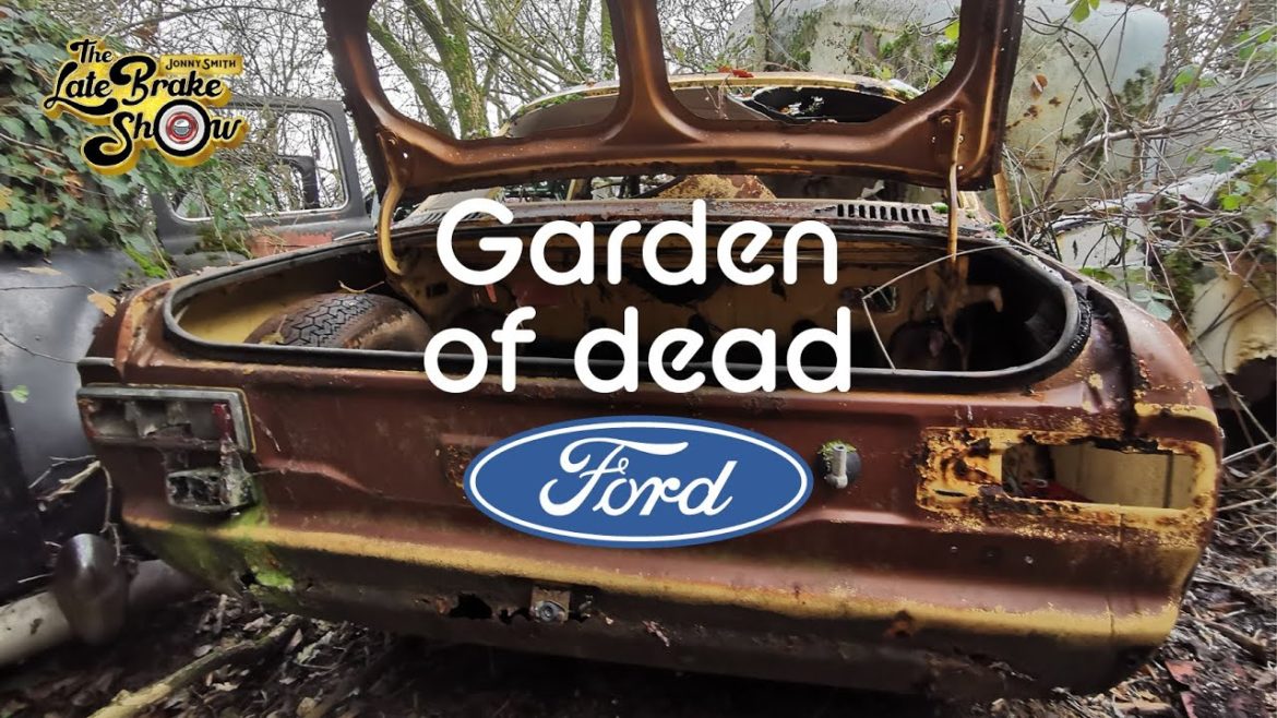 Garden of abandoned classic car wrecks inc mk2 Ford Escorts & mk1 Transits. Carchaeology time! Garden of abandoned classic car wrecks inc mk2 Ford Escorts & mk1 Transits. Carchaeology time!