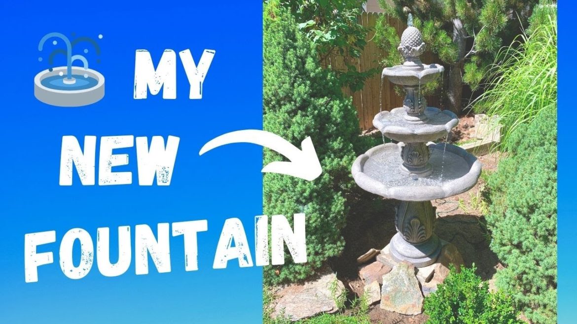 How to Install a New Three-tiered Fountain for My Backyard Garden π¦ How to Install a New Three-tiered Fountain for My Backyard Garden π¦