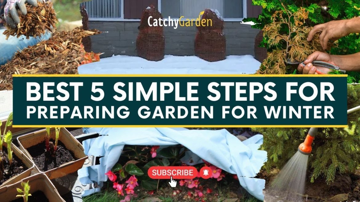 Best 5 Simple Steps for Preparing Garden for Winter Season 🌿🌲 // Winter Garden