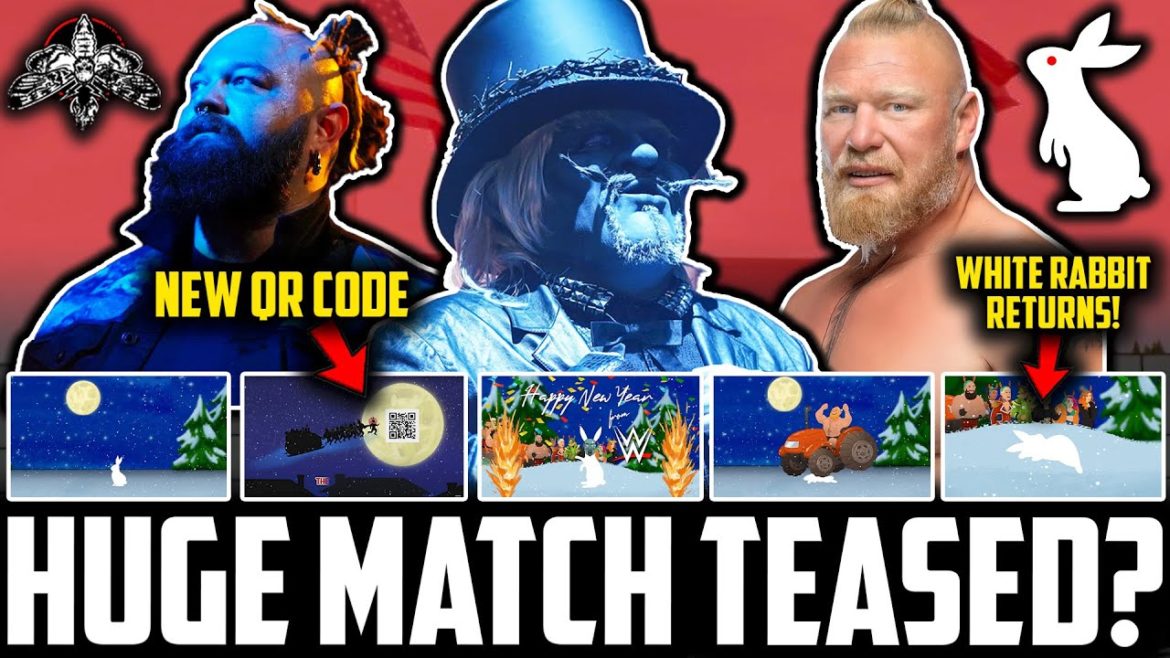 WWE Bray Wyatt Uncle Howdy QR CODE TEASE | Wyatt vs Brock Lesnar MATCH PLANS? | White Rabbit RETURNS