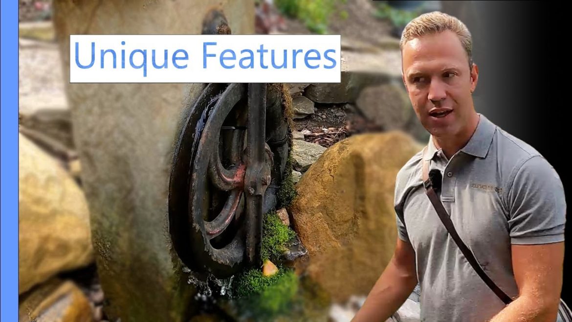 Unusual Garden Pond & Water (Feature With a Sundial)