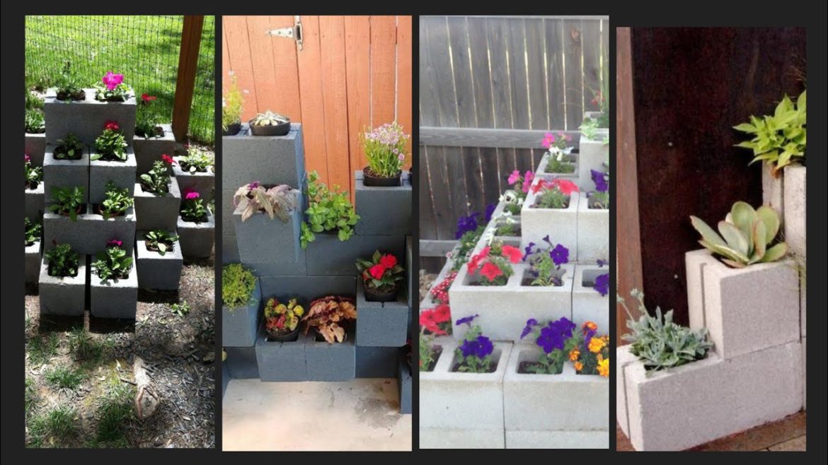 Creative Container Garden Ideas - Top class Garden block Planters Ideas