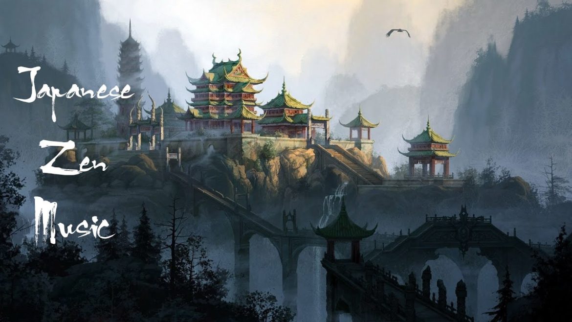 Zen Garden with Japanese Flute Music For Meditation, Soothing, Healing - Relaxing Japanese Zen Music