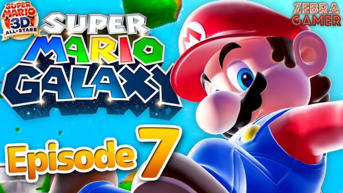 Super Mario Galaxy Gameplay Walkthrough Part 7 - Gusty Garden Galaxy! - Super Mario 3D All-Stars