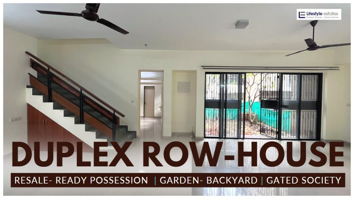 3BHK Duplex Garden Rowhouse for Sale in Gated Society in West Pune | Resale – Ready Possession 3BHK Duplex Garden Rowhouse for Sale in Gated Society in West Pune | Resale - Ready Possession