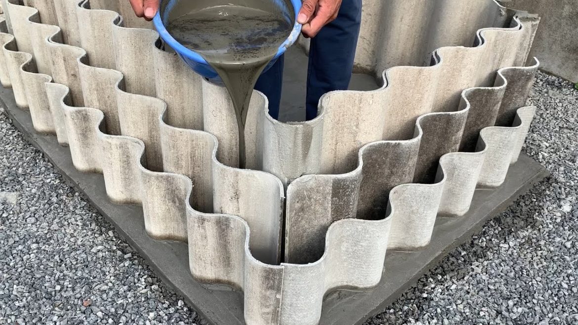 DIY - Cement ideas / 3D aquarium garden decoration beautiful creative easy to build