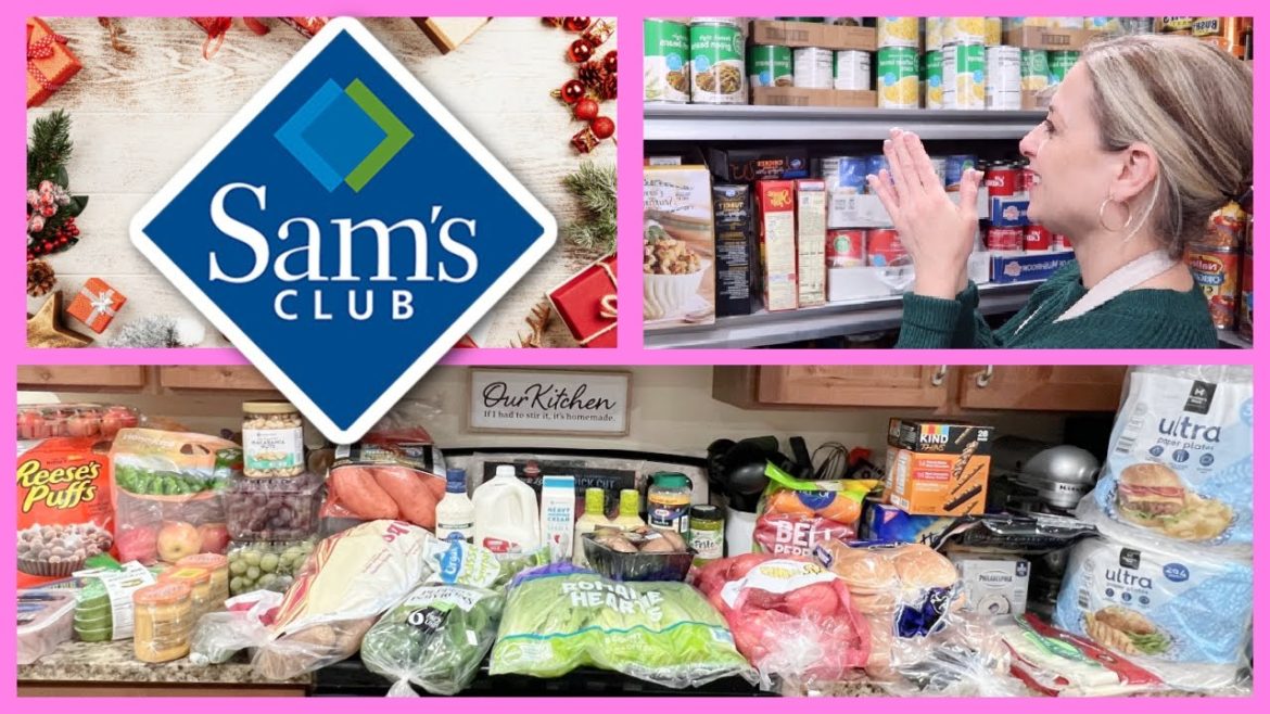 Sam's Club Christmas Grocery Haul- Shopping The Pantry & Menu Plan Sam's Club Christmas Grocery Haul- Shopping The Pantry & Menu Plan