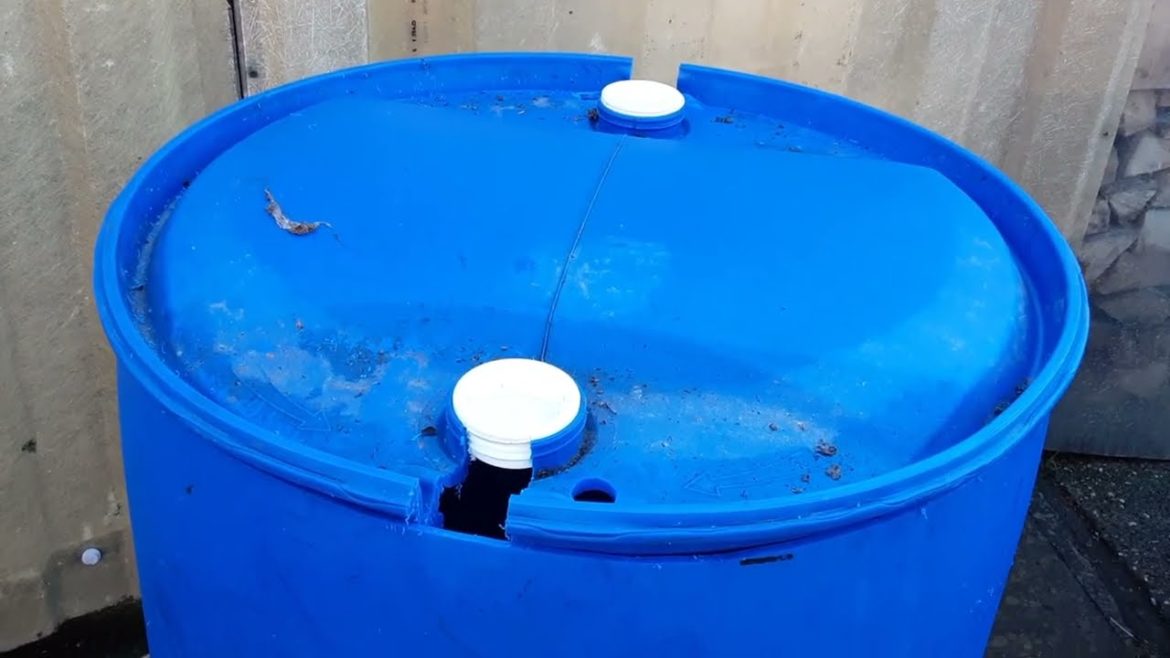 Free Rain Water Barrels & How Best To Cut Them Creating A Lid ♻️ Shortest Day