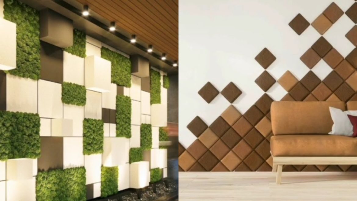 Latest wall decor designs |Decorating the wall of the house with wooden decorations, interior design