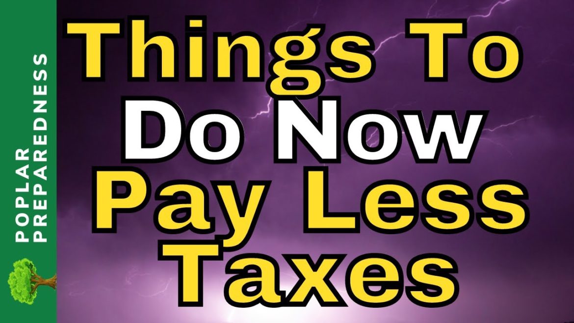 Preppers Pay LESS Taxes |  End of Year Checklist