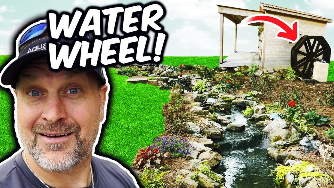 SCREAMING for a WATERFALL. Pondless with Waterwheel SCREAMING for a WATERFALL. Pondless with Waterwheel