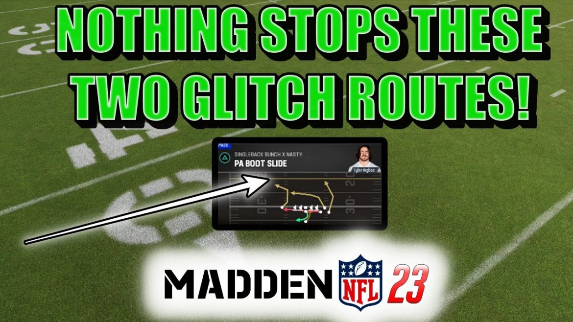 CAN'T BE STOPPED! 2 Glitch Routes That SCORE VS ANY DEFENSE! Madden NFL 23 Offense Tips & Tricks