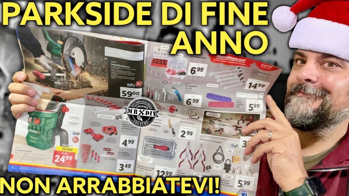 Volantino Parkside lidl fai da te 29 dicembre 2022 raccogli polvere trapano. Demolitore. Muscarella