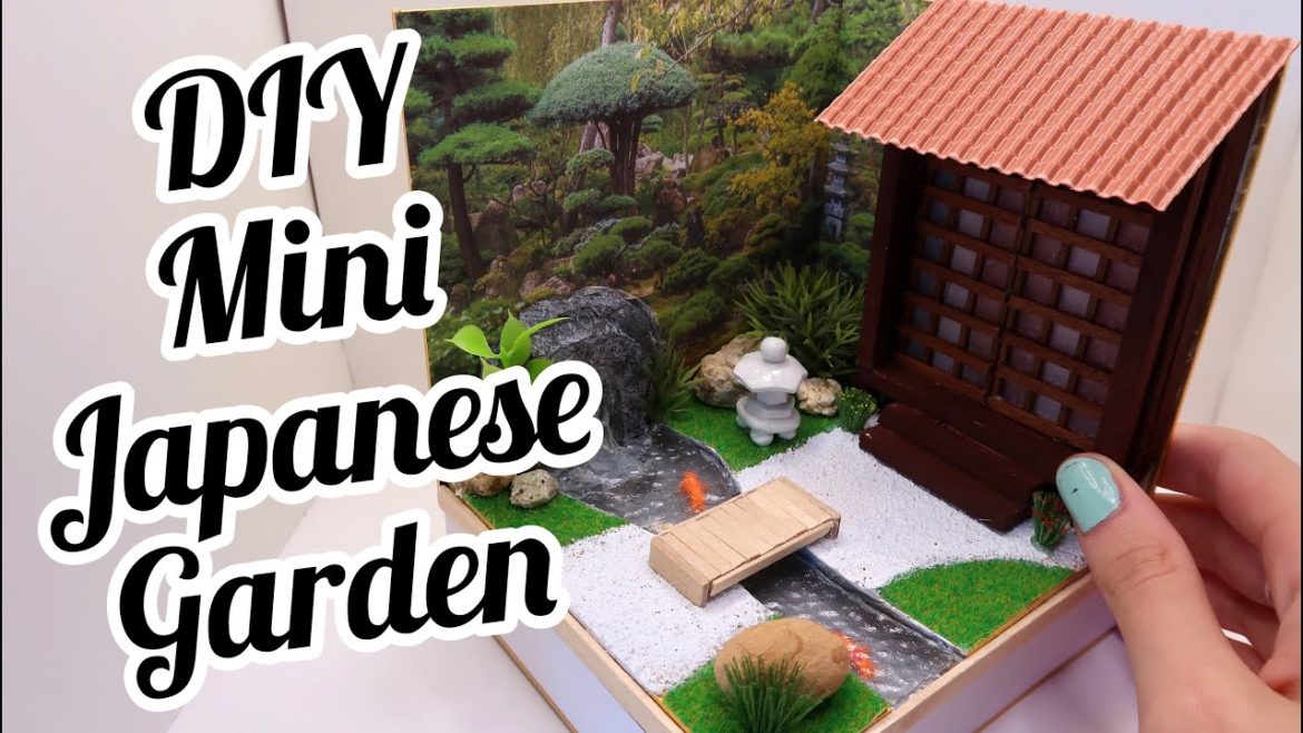 DIY mini Japanese garden | Speed build from scratch DIY mini Japanese garden | Speed build from scratch