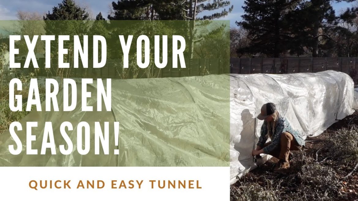 EXTEND YOUR GARDEN SEASON using EASY TUNNELS