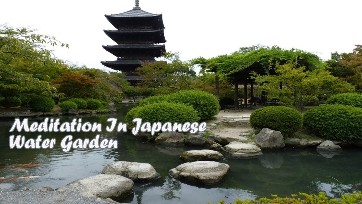 A Meditation in a Japanese water garden, Clam Music, Stress Release Music