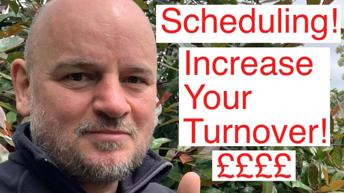 Scheduling. Increase your turnover, UK Gardener. #gardening #garden #lawns Scheduling. Increase your turnover, UK Gardener. #gardening #garden #lawns