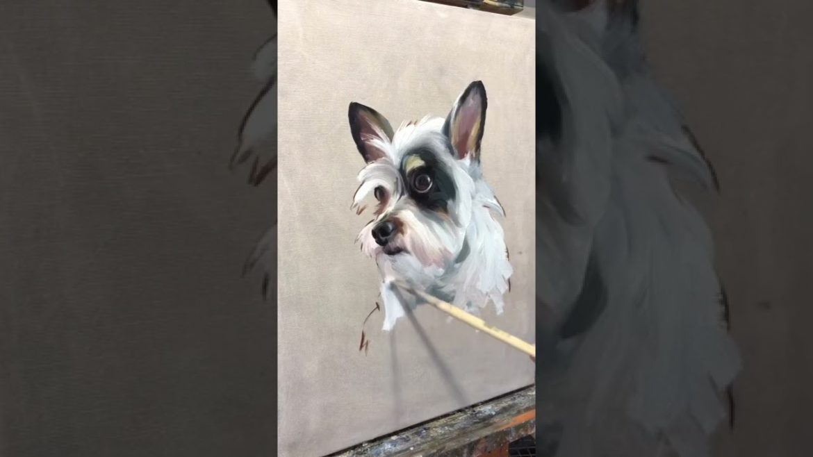 When I was painting Gozo     #petportrait #petportraits #dogportrait #petpainting #petpaintings #por When I was painting Gozo     #petportrait #petportraits #dogportrait #petpainting #petpaintings #por