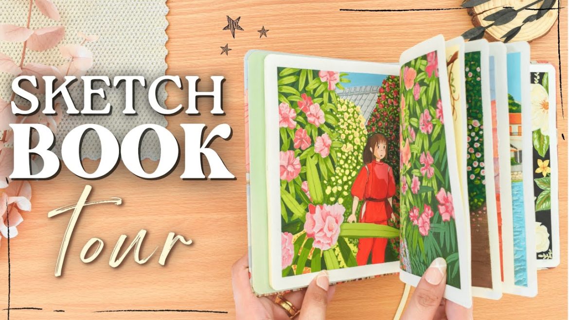 Sketchbook Tour! Painting EVERY WEEK for A YEAR ✨ Sketchbook Tour! Painting EVERY WEEK for A YEAR ✨