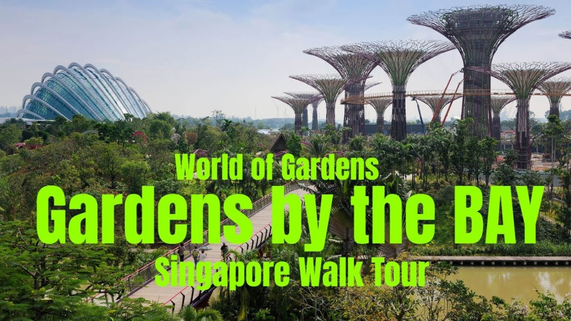 Gardens by the bay Complete TOUR of the world of Gardens & nature parks | Singapore Walking Tour