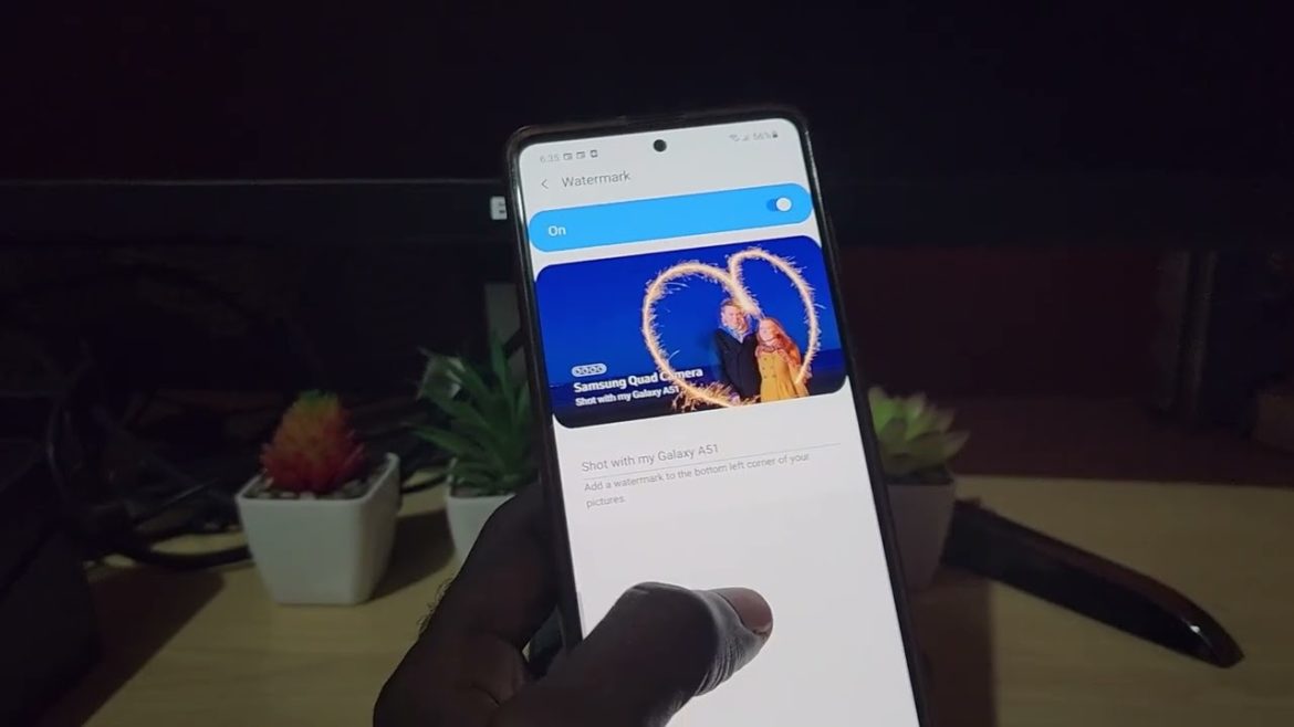 Watermark Your Pictures on Samsung A51