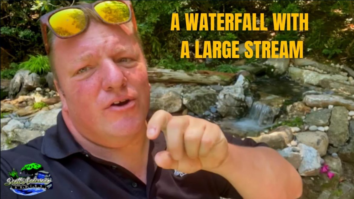 Pondless Stream & Waterfall With a Natural look - Attractive Backyard water features