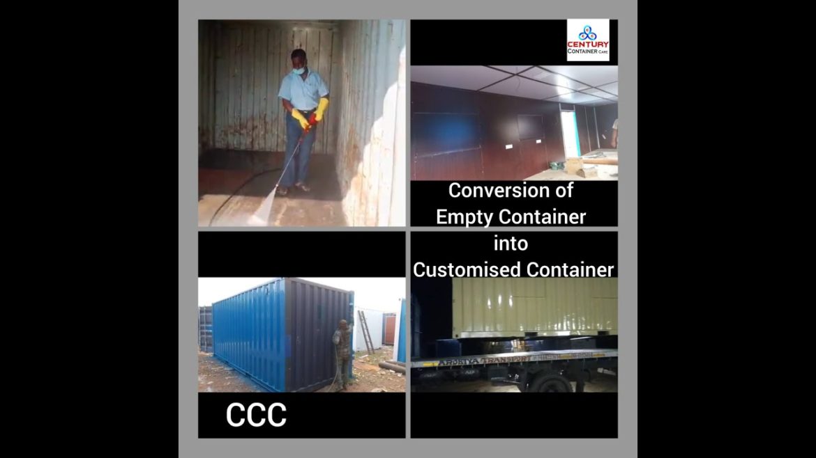Converting Empty Container into Customized Container I CCC I Portable Container