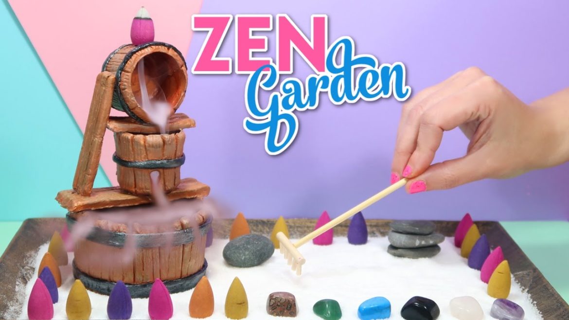 How To Make A Miniature Zen Garden -  DIY Stress Desk Decoration