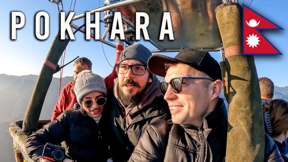 Hot Air Balloon Ride in Pokhara Nepal 🇳🇵 Hot Air Balloon Ride in Pokhara Nepal 🇳🇵