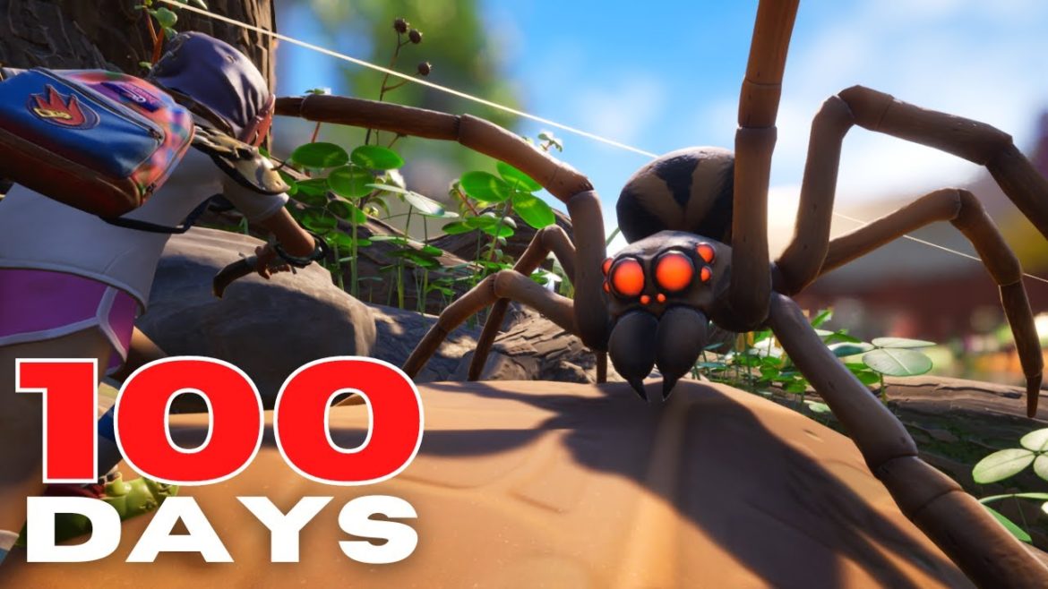 I Spent 100 Days TINY in my Backyard!