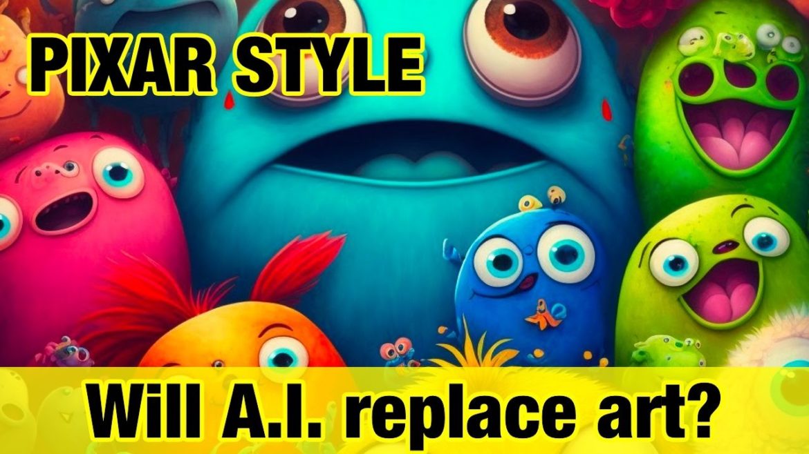 Asking an AI to draw: PIXAR STYLE