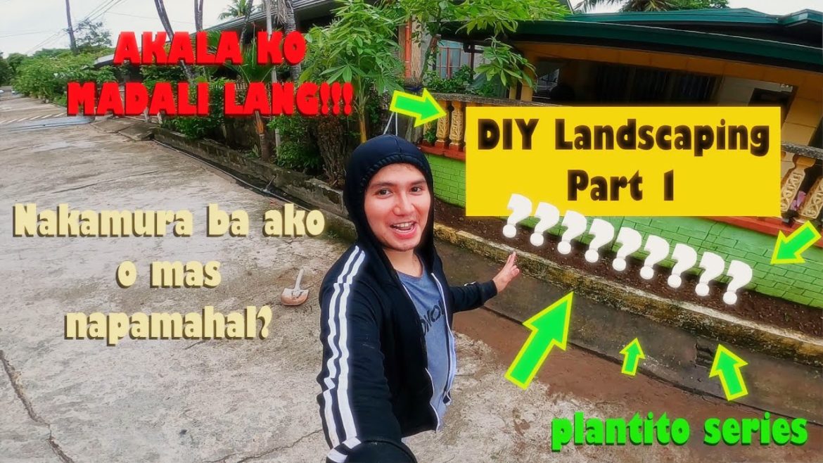 DIY Landscaping Philippines - Part 1 | Front Yard Makeover