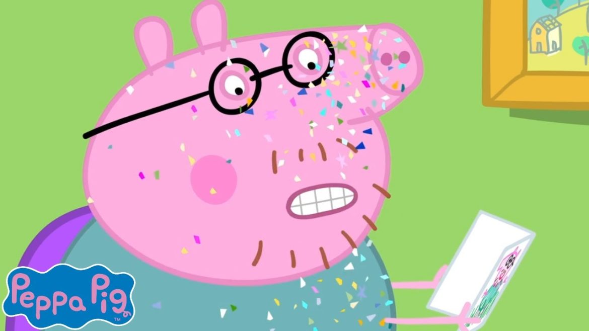 Daddy Pig's Birthday Card 🐷💌 Peppa Pig Official Channel Family Kids Cartoons