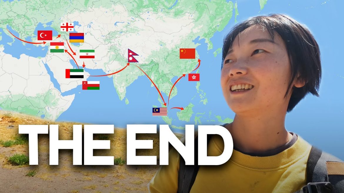 The END! 161 days, 9 countries, 1 woman ALONE from Europe to China!