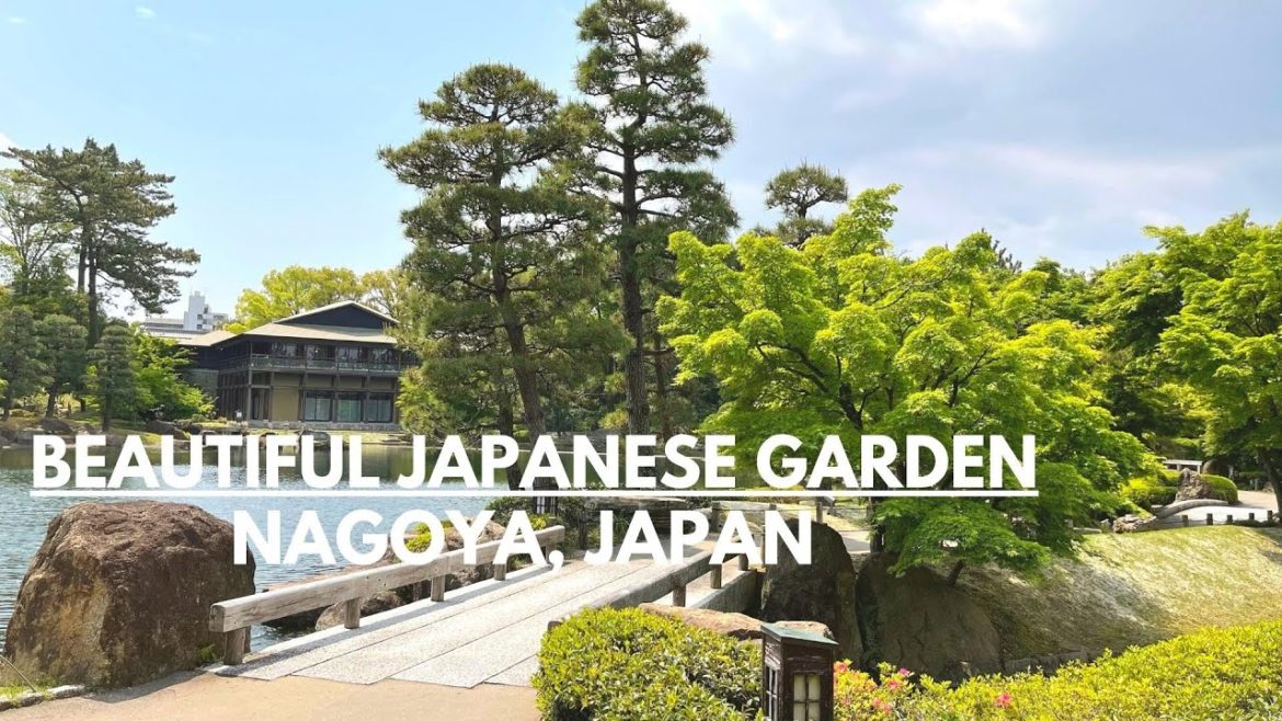 [4K] Beautiful Japanese Garden in Nagoya (Tokugawaen) - 日本名古屋徳川園