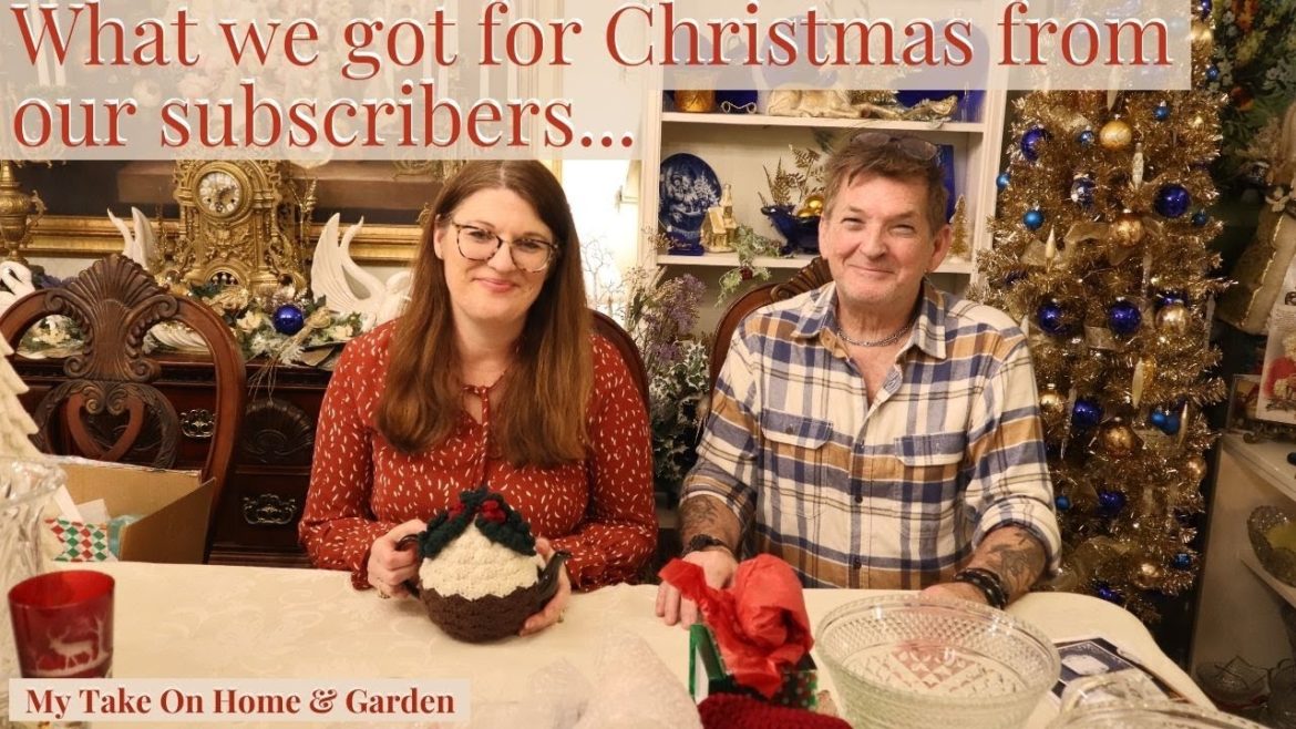 What We Got For Christmas From Our Fans And Subscribers - Beautiful Vintage Christmas Gifts