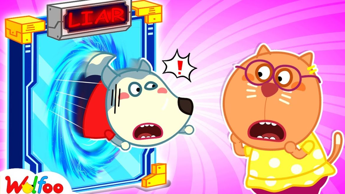 Lie Detector Test! Liar Wolfoo is Sucked in a Magic Mirror! - Good Manners for Kids @WolfooAmerica