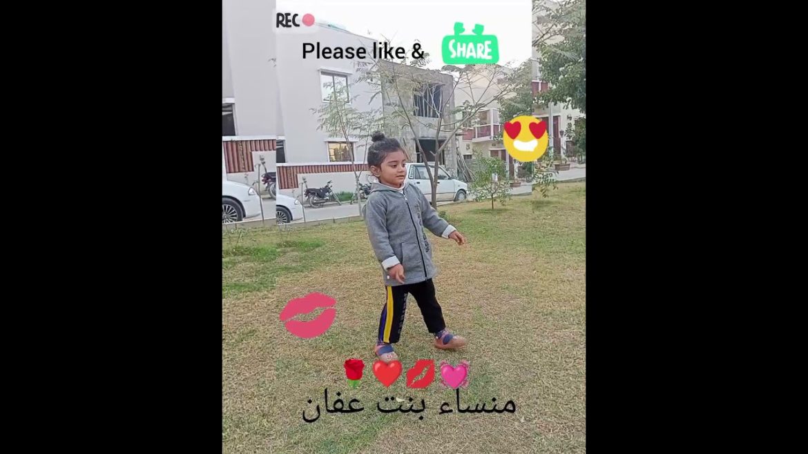 Minsa Dancing in Garden