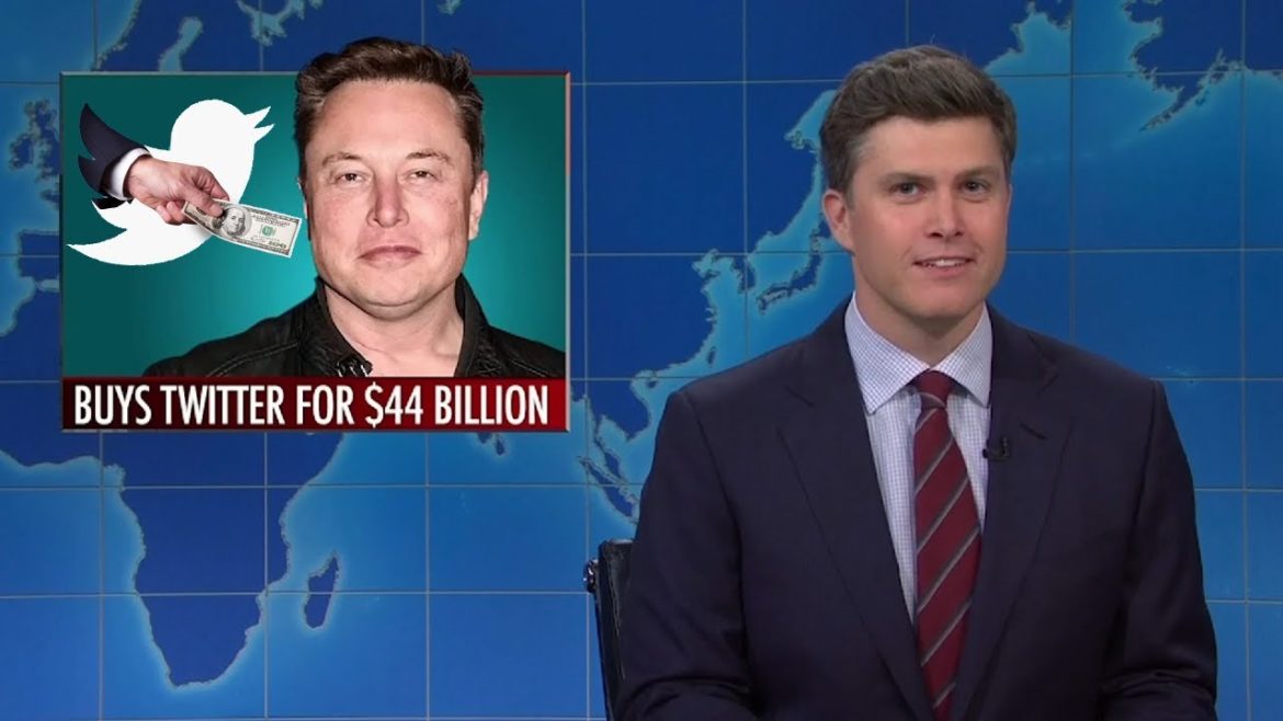 SNL's Weekend Update moments MOCKS Elon Musk About process He's owning Twitter in Cold Open