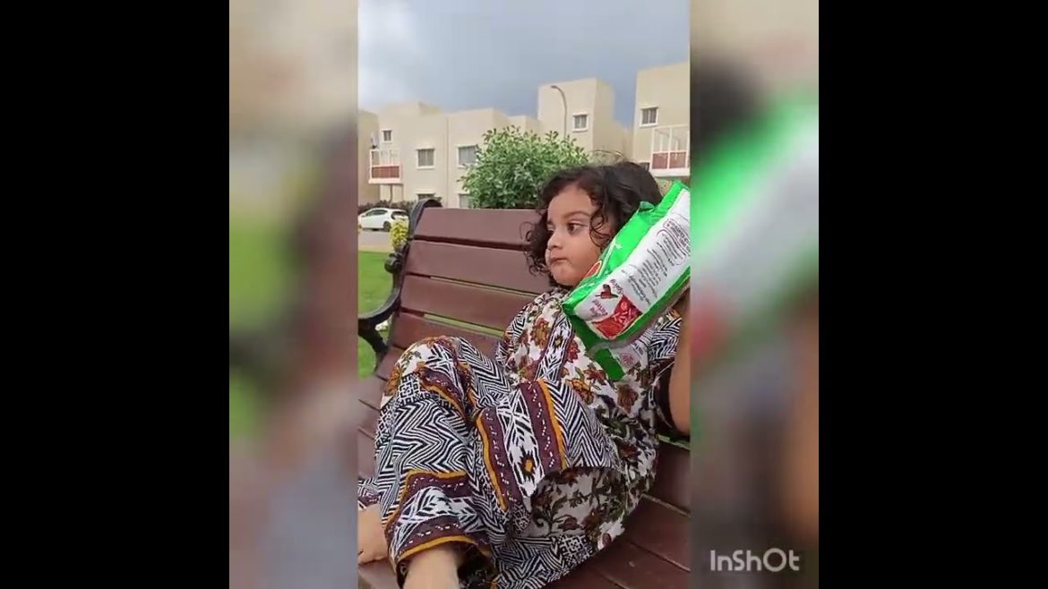 Minsa sitting in Playground