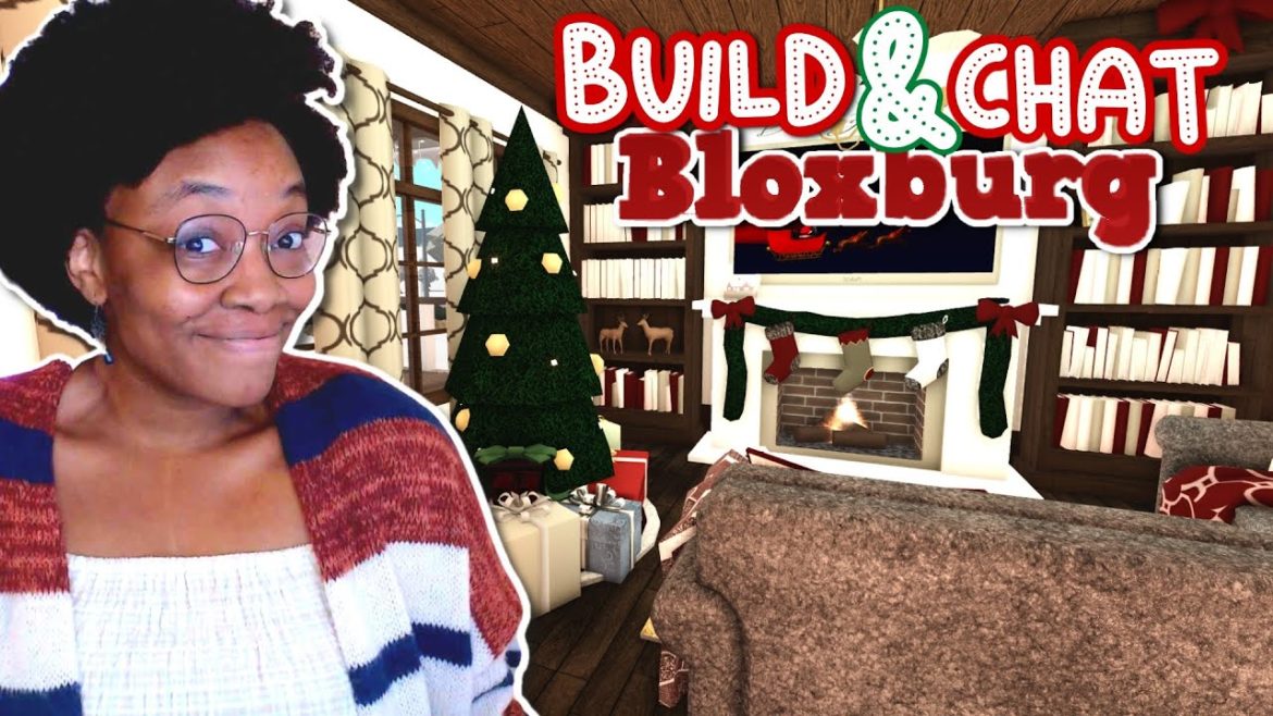 Furnishing my Bloxburg Christmas House and Chatting + GIVEAWAY WINNER ANNOUNCED 🎄💖