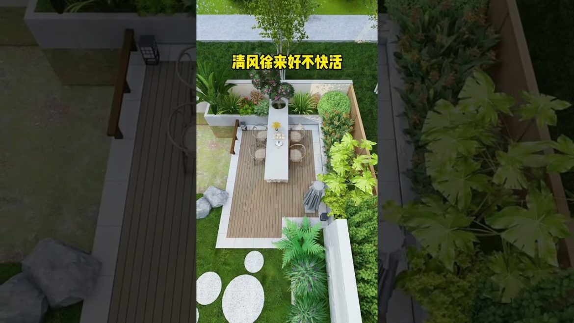 Turn your old garden corner into a great relaxing place 🏡 #shorts