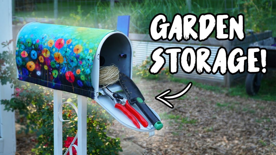 The BEST way to STORE YOUR GARDEN TOOLS!