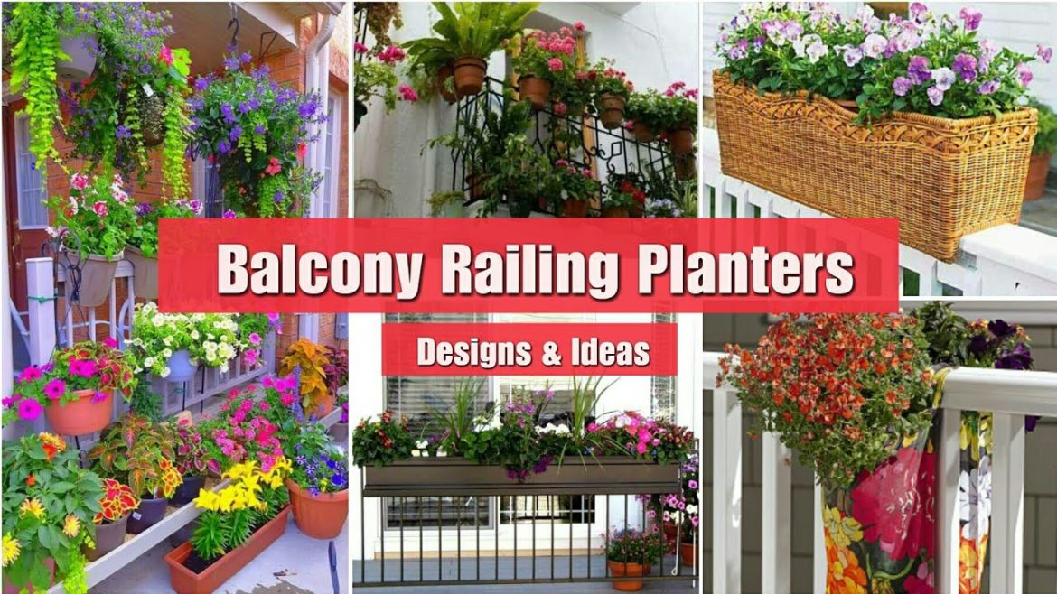 Apartment Balcony Garden | Designing with plants | Railing Planters | home & garden ideas Apartment Balcony Garden | Designing with plants | Railing Planters | home & garden ideas