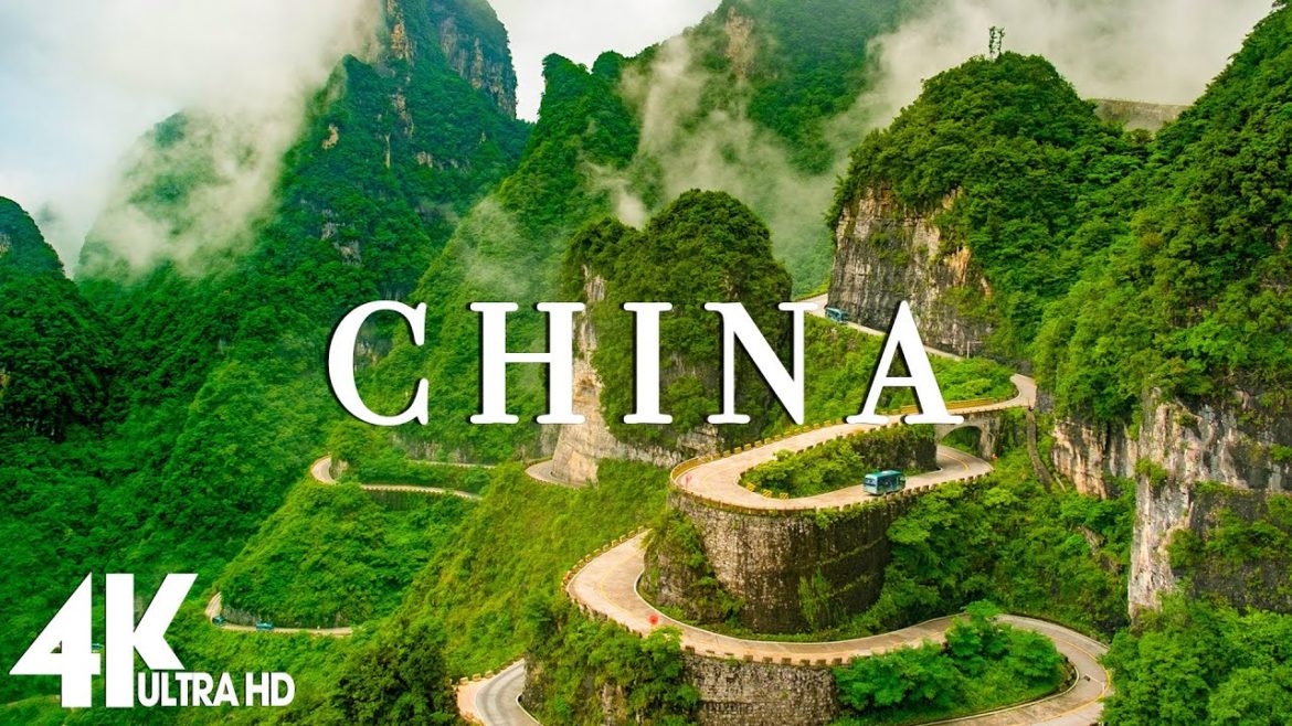 FLYING OVER CHINA (4K UHD) - Relaxing Music Along With Beautiful Nature Videos - 4K Video ULTRA HD