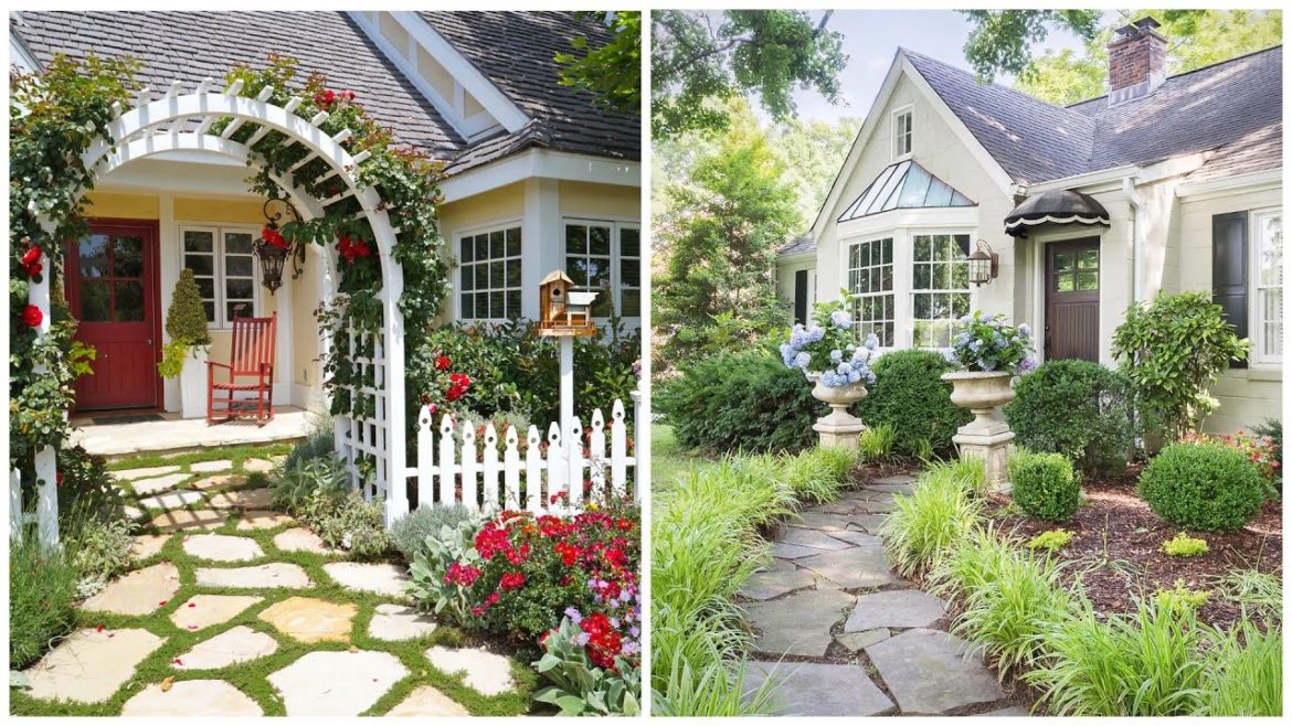 30 Ideas for the front garden of a private house!
